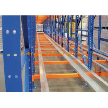 Powder Coated Heavy Duty Shuttle Pallet Racking Shuttle Rack for Cold Storage at Lower Temperature Working